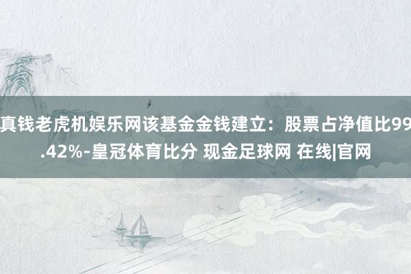 真钱老虎机娱乐网该基金金钱建立：股票占净值比99.42%-皇冠体育比分 现金足球网 在线|官网